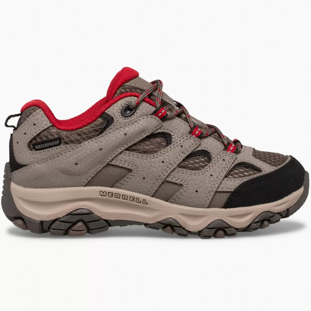 Kids Merrell Big Kid's Moab 3 Low Lace Waterproof Sneaker