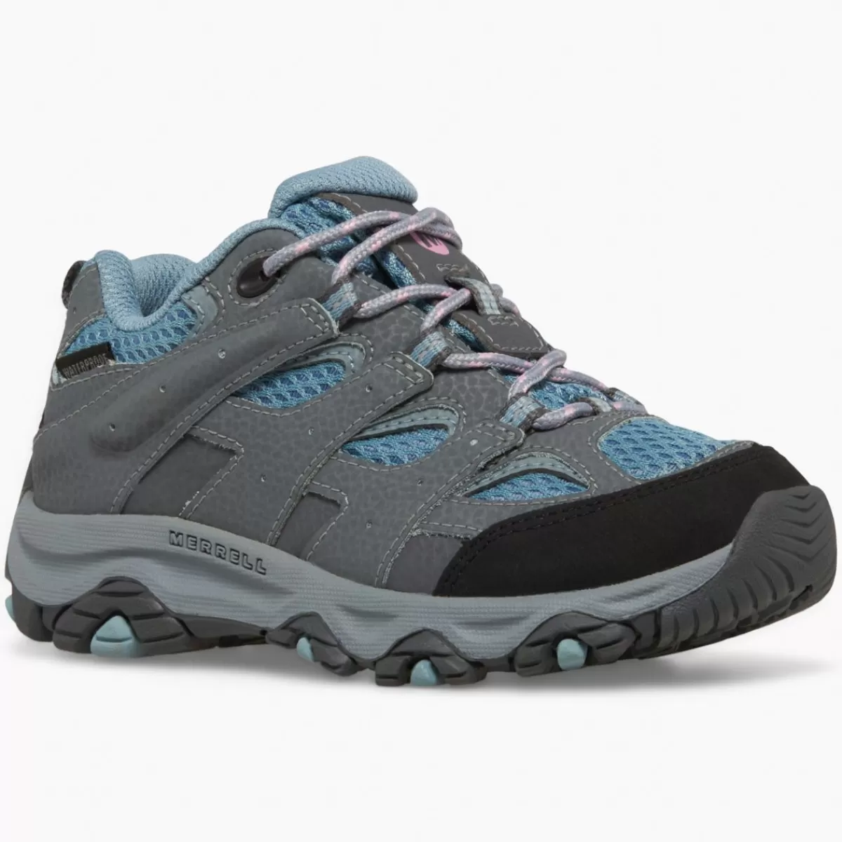 Kids Merrell Big Kid's Moab 3 Low Lace Waterproof Sneaker