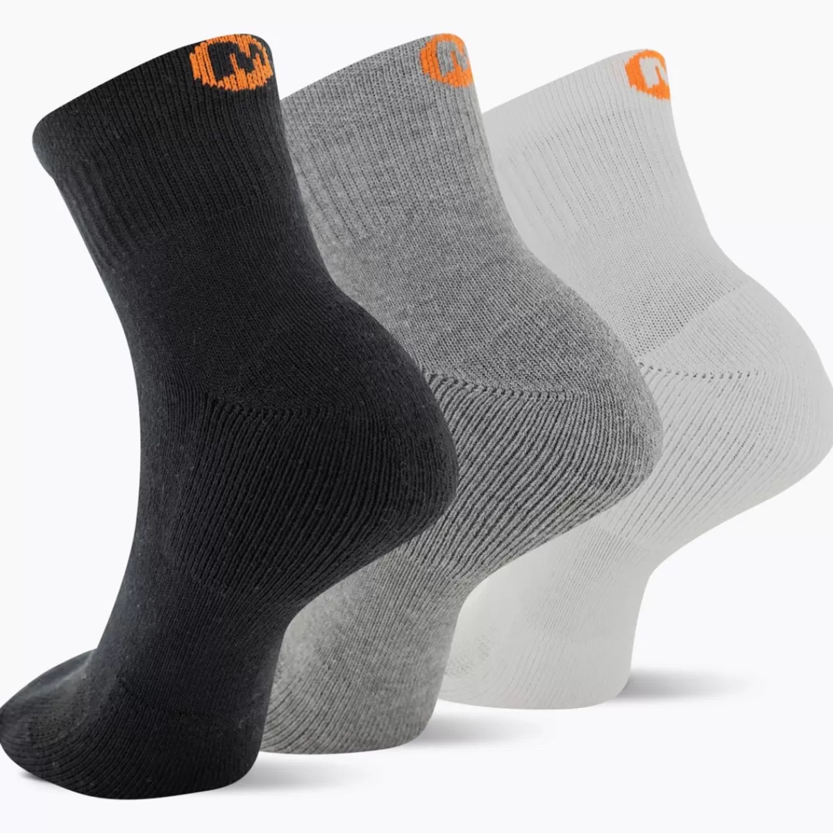 Merrell Cushioned Cotton Quarter Sock 3 Pack