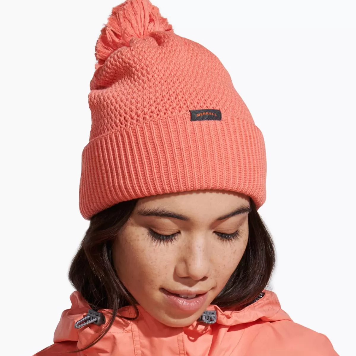 Merrell Waffle Bobble Beanie