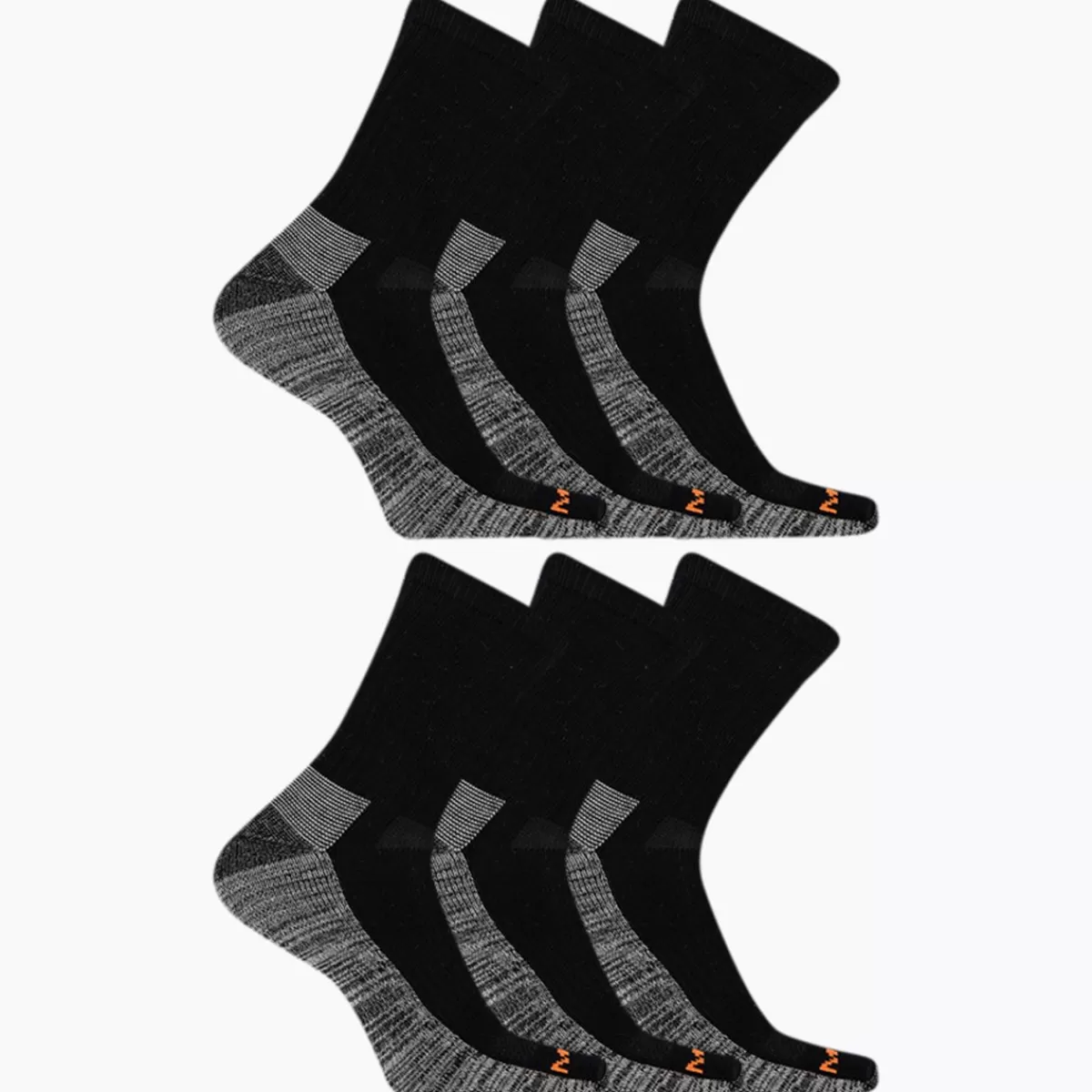 Women Merrell Work Crew Sock 6 Pack